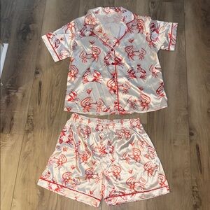 Women’s Pajamas Set crab and martinis